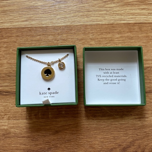 Kate Spade Spot the Spade Pendant Necklace - Picture 2 of 8